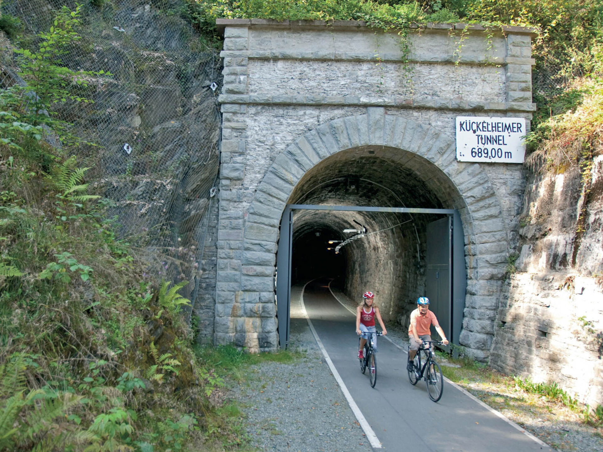 Fledermaustunnel am SauerlandRadring im Sauerland